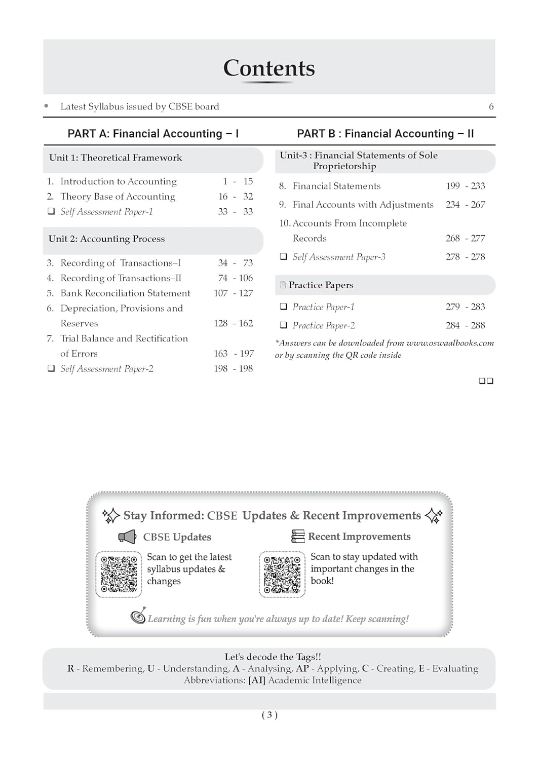 Oswaal Class 11 Accountancy CBSE Question Bank Chapter-wise & Topic-wise Solved Papers Edition 2027 (English Medium)