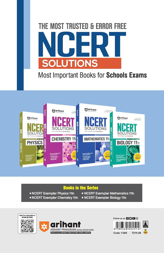 Arihant NCERT Exemplar Biology Class 11 | English Medium