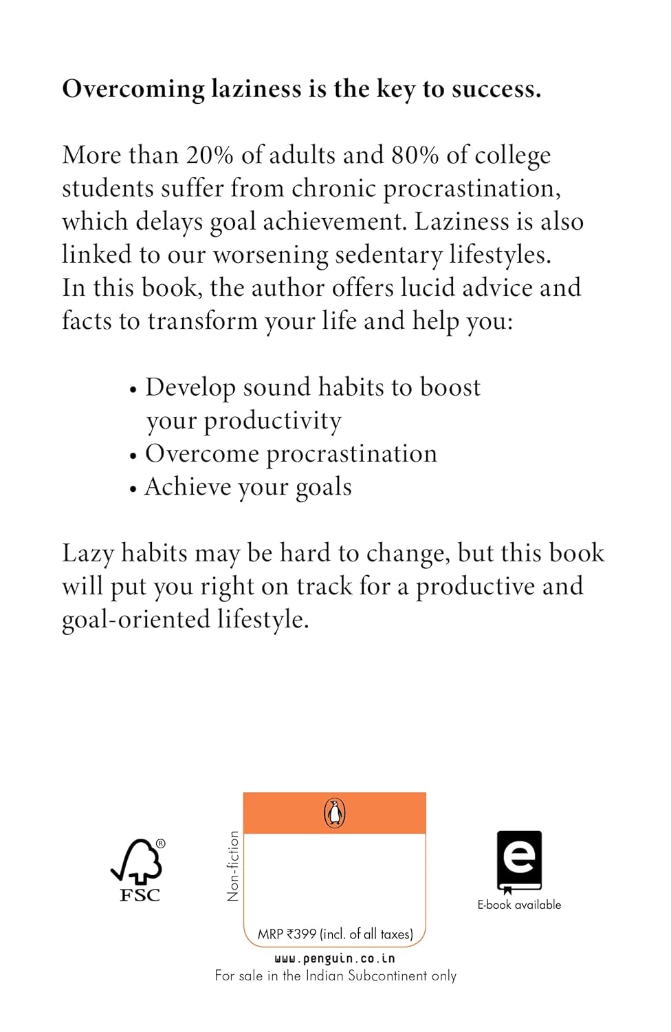 The Art of Laziness by Library Mindset (paperback)(E)