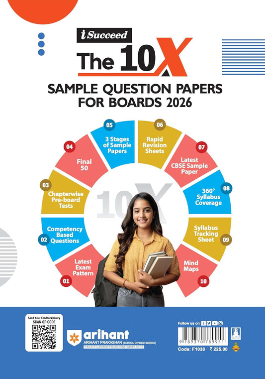 Arihant CBSE 10 Sample Question Papers Computer Applications Class-10 (English)