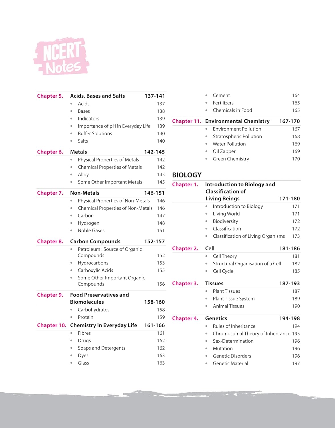 Arihant NCERT Notes General Science Class 6–12 (Old + New)2nd Edition(English Medium)