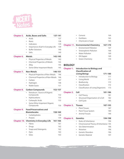 Arihant NCERT Notes General Science Class 6–12 (Old + New)2nd Edition(English Medium)