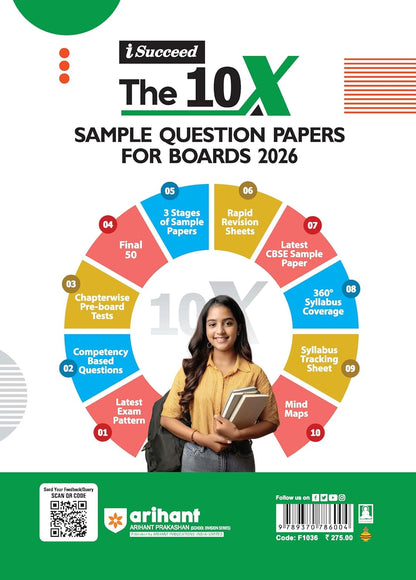 Arihant CBSE 15-Sample Question Papers Class-10 | Social Science | (English)