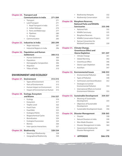 Arihant NCERT Notes India & World Geography Class 6–12(Old+New)2nd Edition(English Medium)