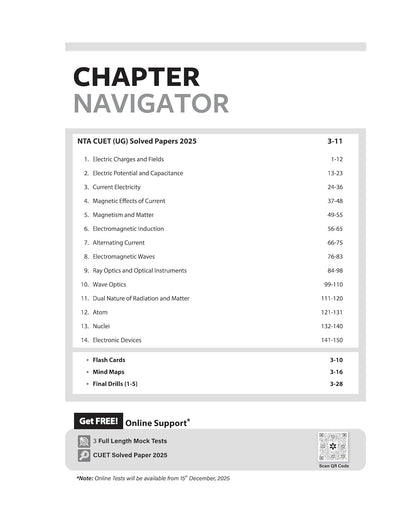 Arihant CUET UG 2026 Physics | Chapterwise Notes & Question Bank | English Medium