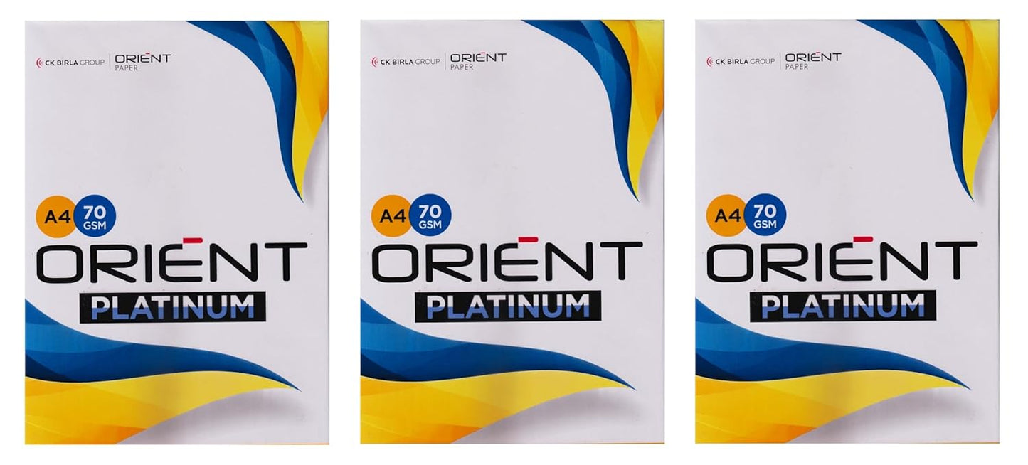 Orient Platinum A4 Paper – 65 GSM | 500 Sheets|
