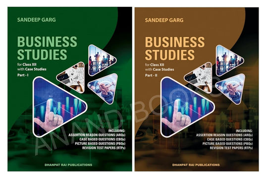 Dhanpat rai Business Studies (Part I & II)   Class 12th By Sandeep Garg|2026| (English Medium)