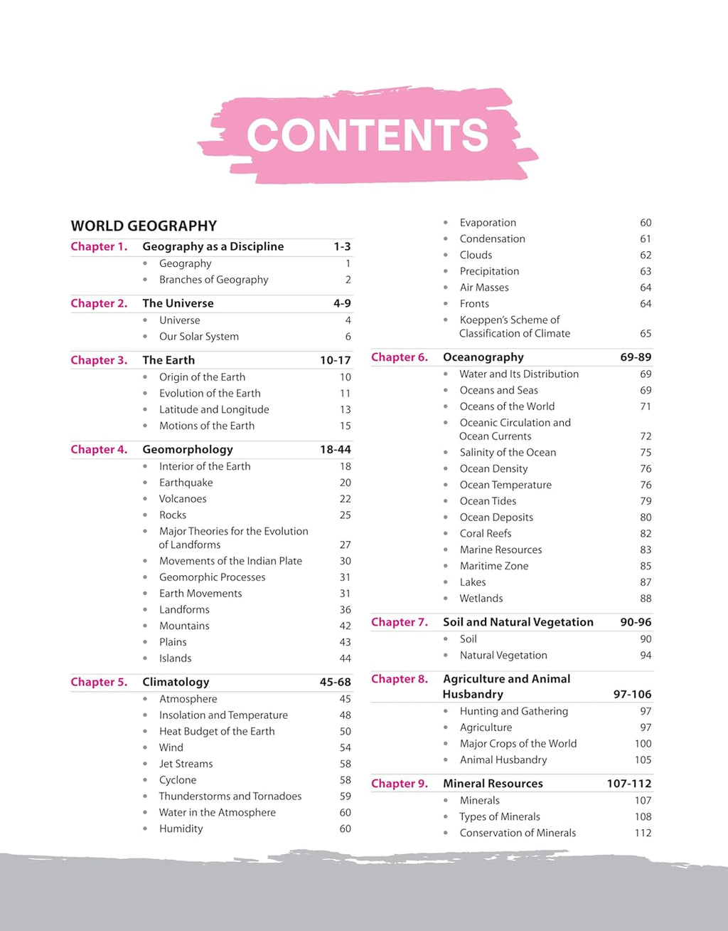 Arihant NCERT Notes India & World Geography Class 6–12(Old+New) 2nd Edition (English Medium)