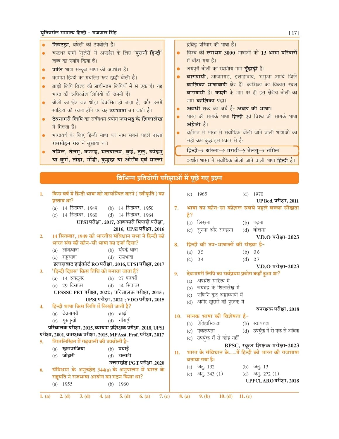 Universal Books Samanya Hindi by Rajpal Singh – 6th Edition