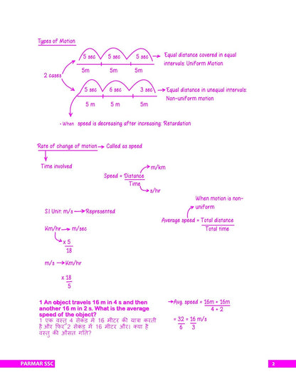 Parmar SSC Class Notes: General Science By Parmar Sir (1st Edition) English Medium
