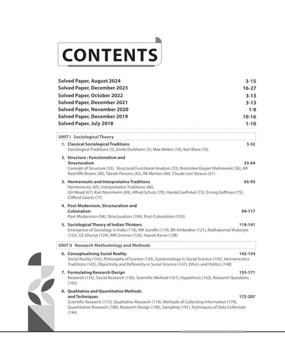 Arihant NTA UGC NET/JRF/SET Sociology Paper-2 | English Medium