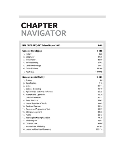 Arihant - CUET UG 2026 General Aptitude Test (Section III) English Medium