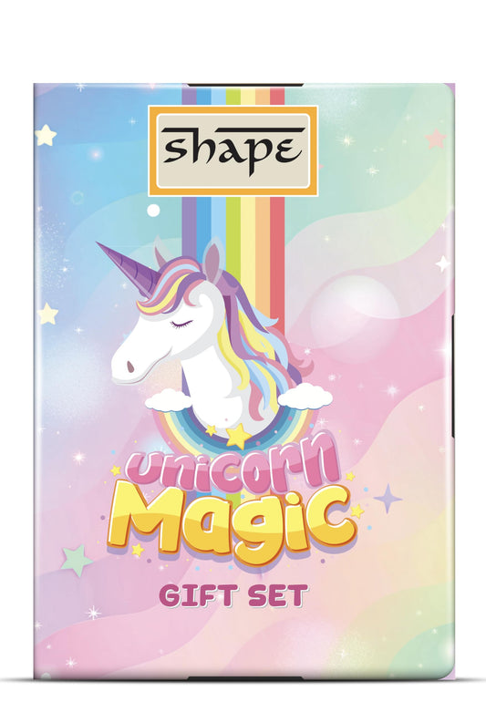 Shape Unicorn Magic Gift Set – Creative Art & Stationery Kit for Kids