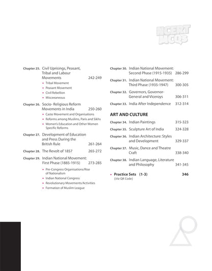 Arihant NCERT MCQs Indian History Class 6–12 (Old + New)2nd Edition(English Medium)