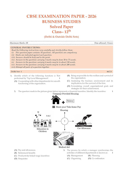 Oswaal CBSE Question Bank Class 12 Business Studies (English Medium)