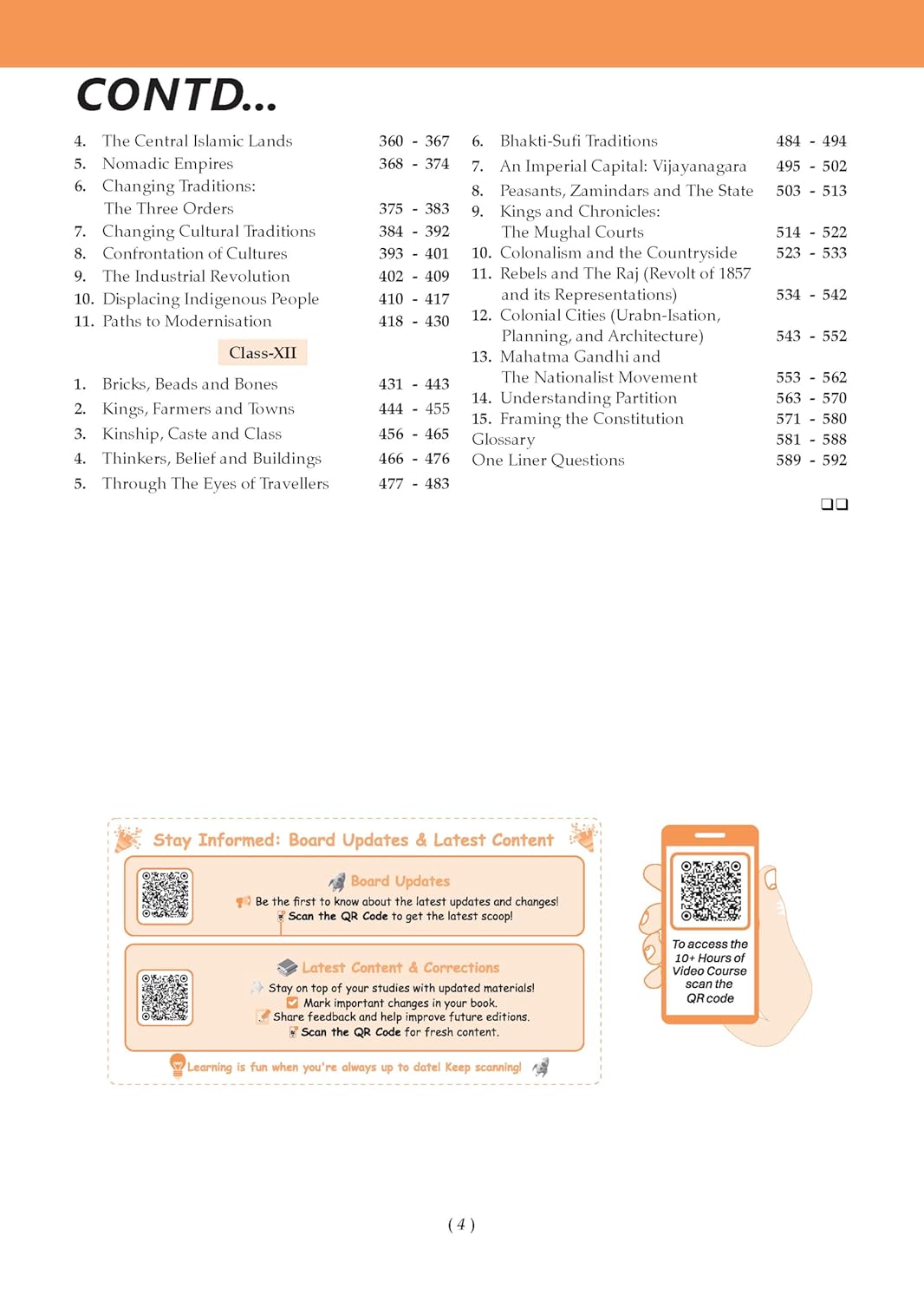 Oswaal NCERT One For All History Classes 6-12 (English Medium)