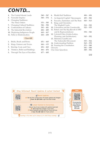 Oswaal NCERT One For All History Classes 6-12 (English Medium)