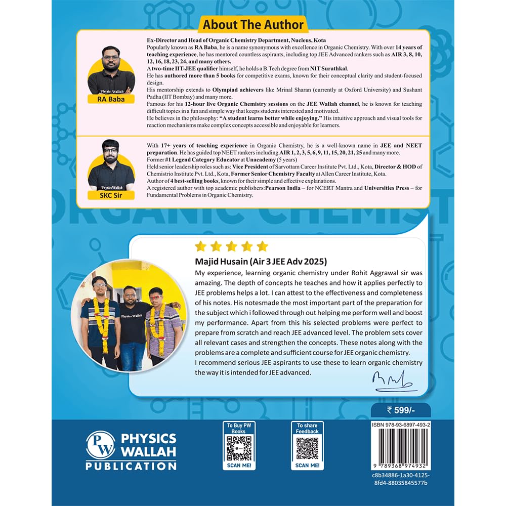 PW EaJEE Handwritten Notes for Organic Chemistry by Rohit Sir & SKC Sir | Chapterwise & Topicwise Notes | Complete JEE Main & Advanced Preparation