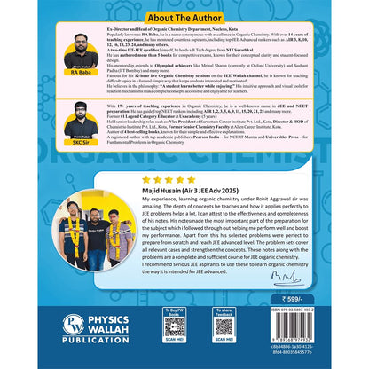 PW EaJEE Handwritten Notes for Organic Chemistry by Rohit Sir & SKC Sir | Chapterwise & Topicwise Notes | Complete JEE Main & Advanced Preparation