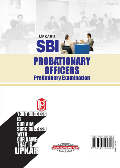 Upkar – SBI Probationary Officers Prelims Exam 2026 by Dr. Lal & Jain (Previous Years Solved Papers) English Medium
