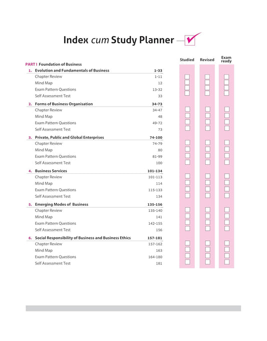 Arihant All in One Business Studies Class 11 [English Medium]