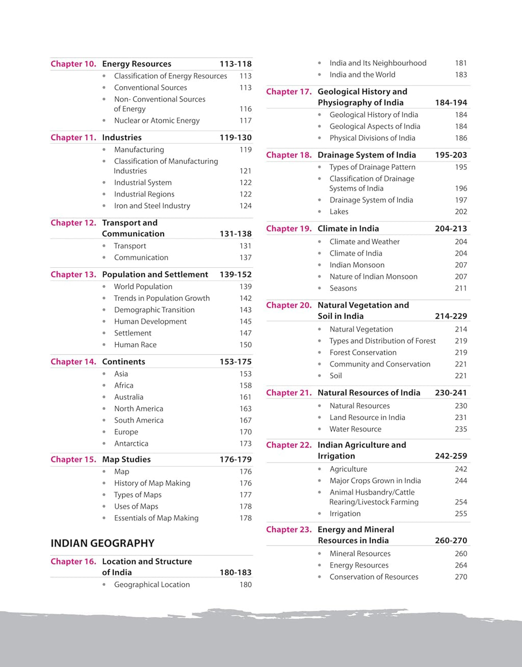 Arihant NCERT Notes India & World Geography Class 6–12(Old+New) 2nd Edition (English Medium)