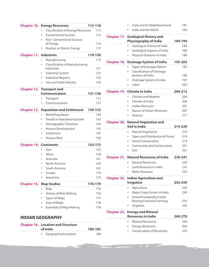 Arihant NCERT Notes India & World Geography Class 6–12(Old+New)2nd Edition(English Medium)