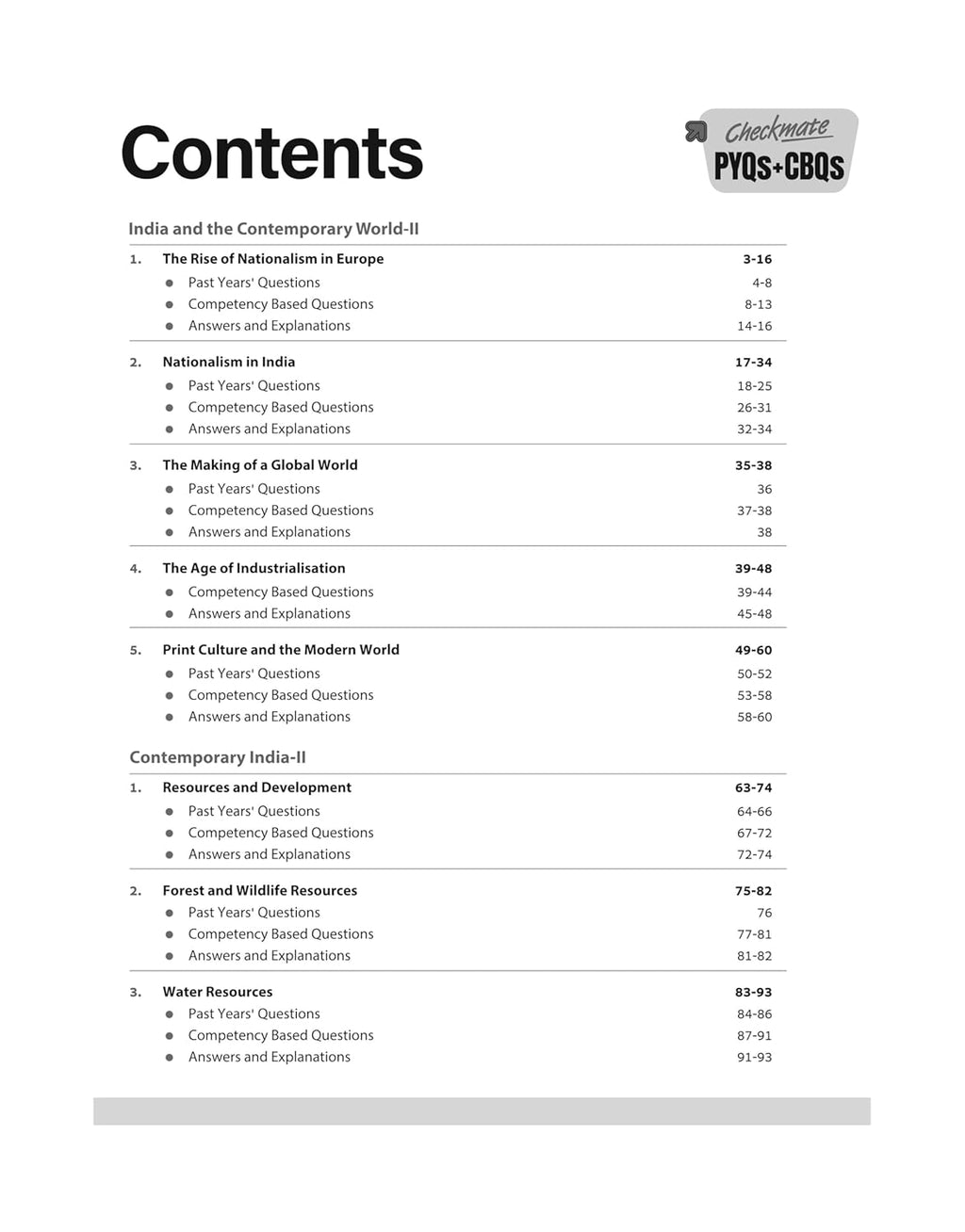 Arihant Checkmate PYQs + CBQs Social Science Class 10 (Updated Edition 2026) English Medium