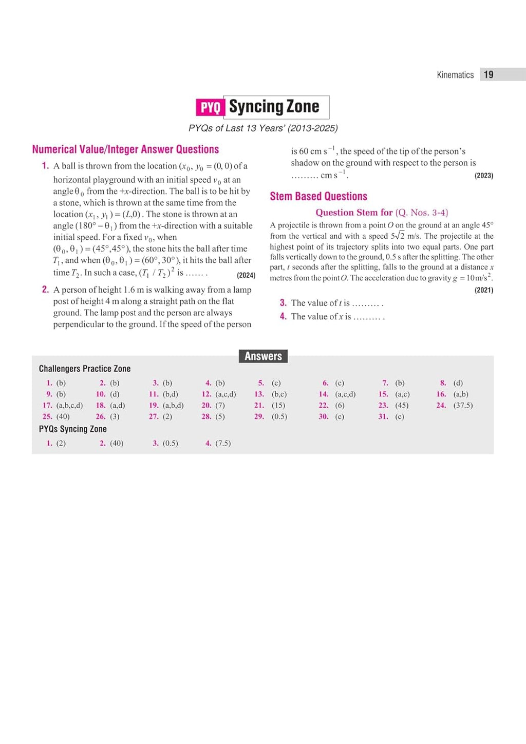 Arihant Master Stroke JEE Advanced Complete PYQ Sync (2013–2025) English Medium
