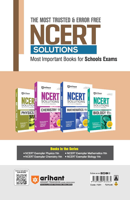 Arihant NCERT Exemplar Chemistry Class 11 | NCERT Edition | English Medium