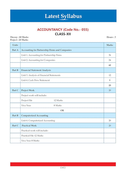 Oswaal CBSE Class 12 Accountancy Question Bank (2017–2026) | Chapter & Topic-wise Solved Papers  | Includes 2026 Papers | Latest Syllabus 2027| For 2027 Exam