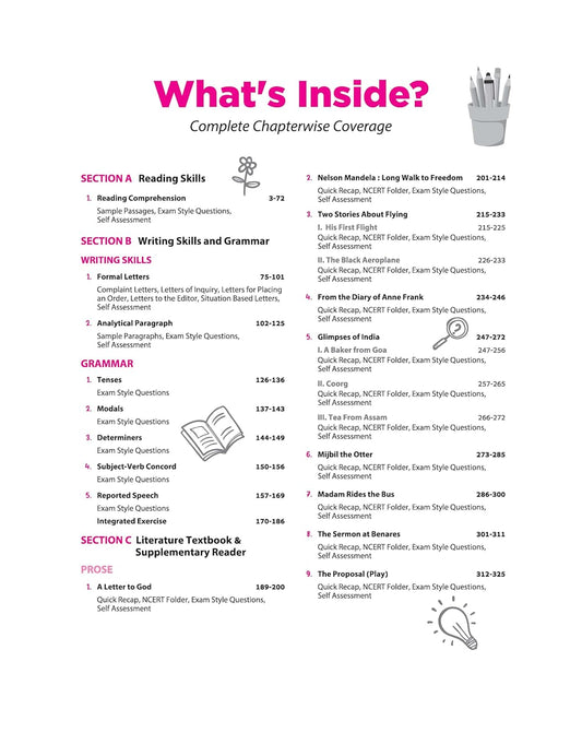 Arihant All in One English Language & Literature Class 10 CBSE 2026–27 Edition (English Mudium)