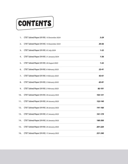 Arihant - CTET Solved Papers Maths & Science (Paper 2) 34 sets (English Medium)
