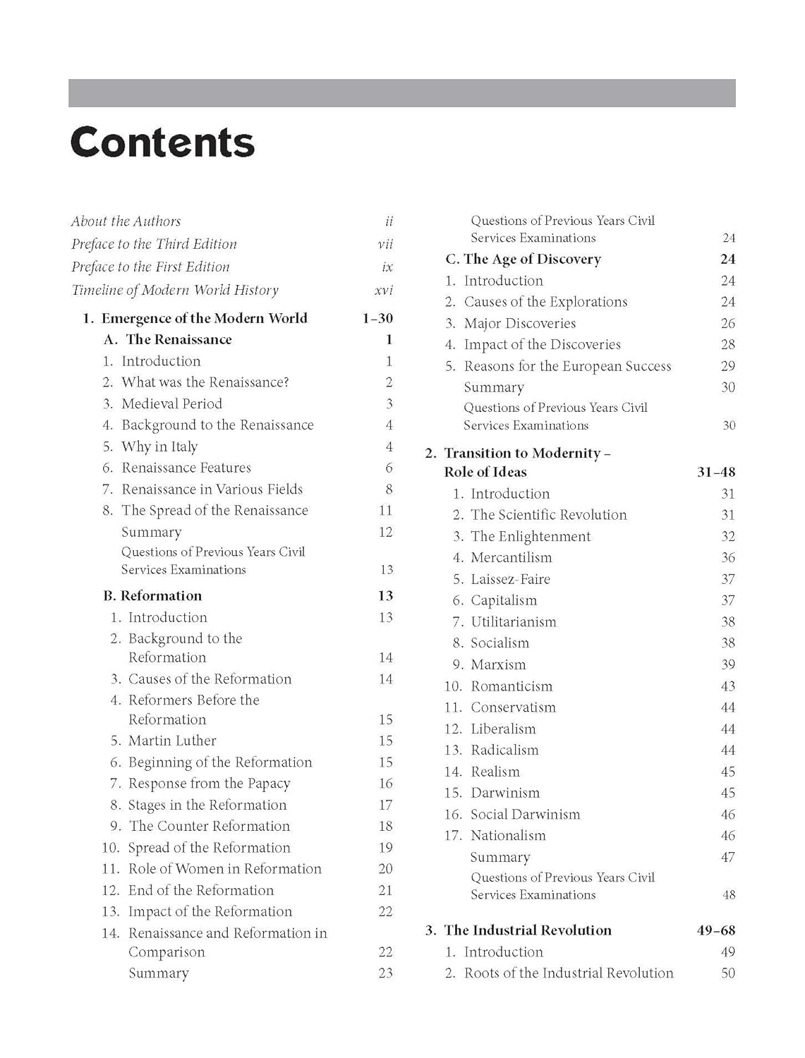 TMH – World History by Krishna Reddy (3rd Edition) English Medium