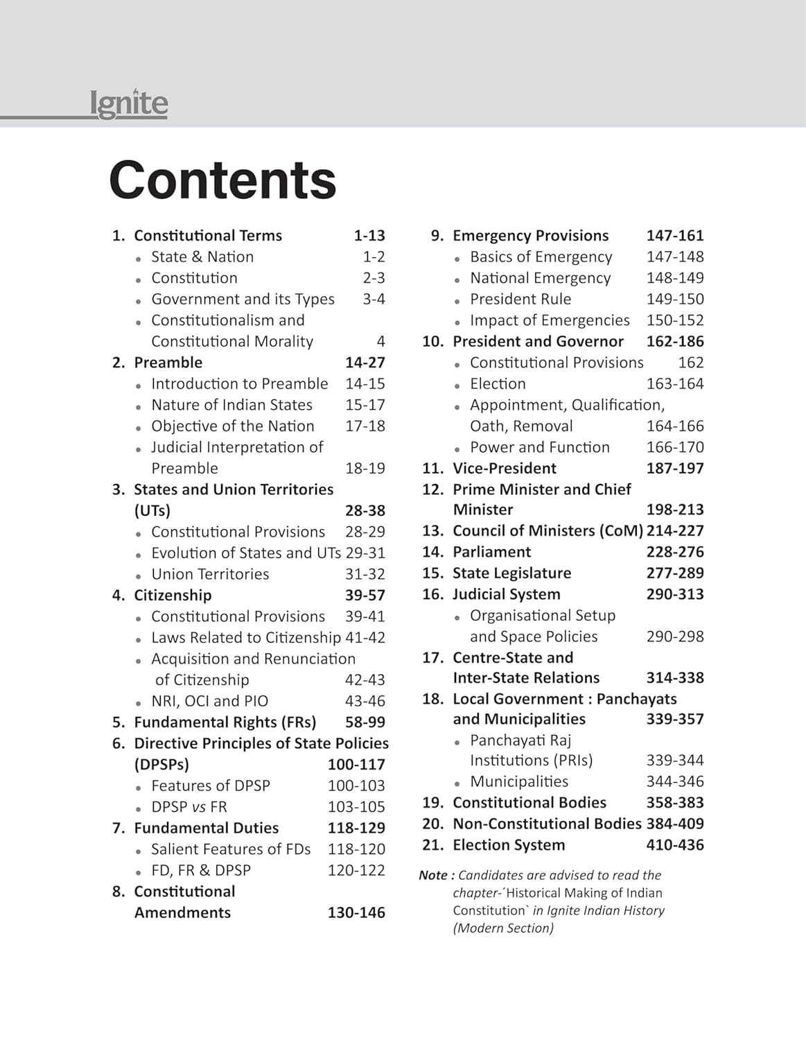 Arihant Ignite Indian Polity Topicwise MCQs Pre (English Medium)