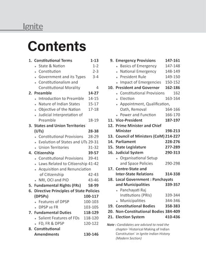 Arihant Ignite Indian Polity Topicwise MCQs Pre (English Medium)