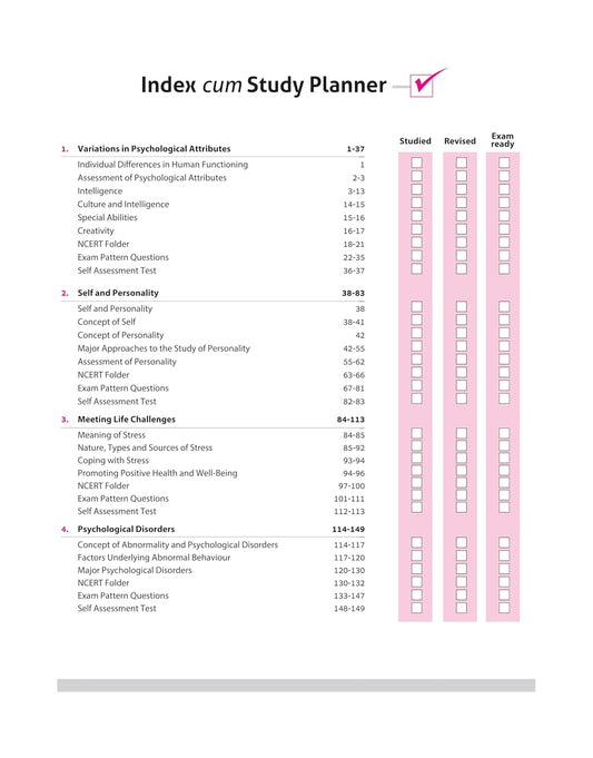 Arihant All in One Psychology Class 12 [English Medium]