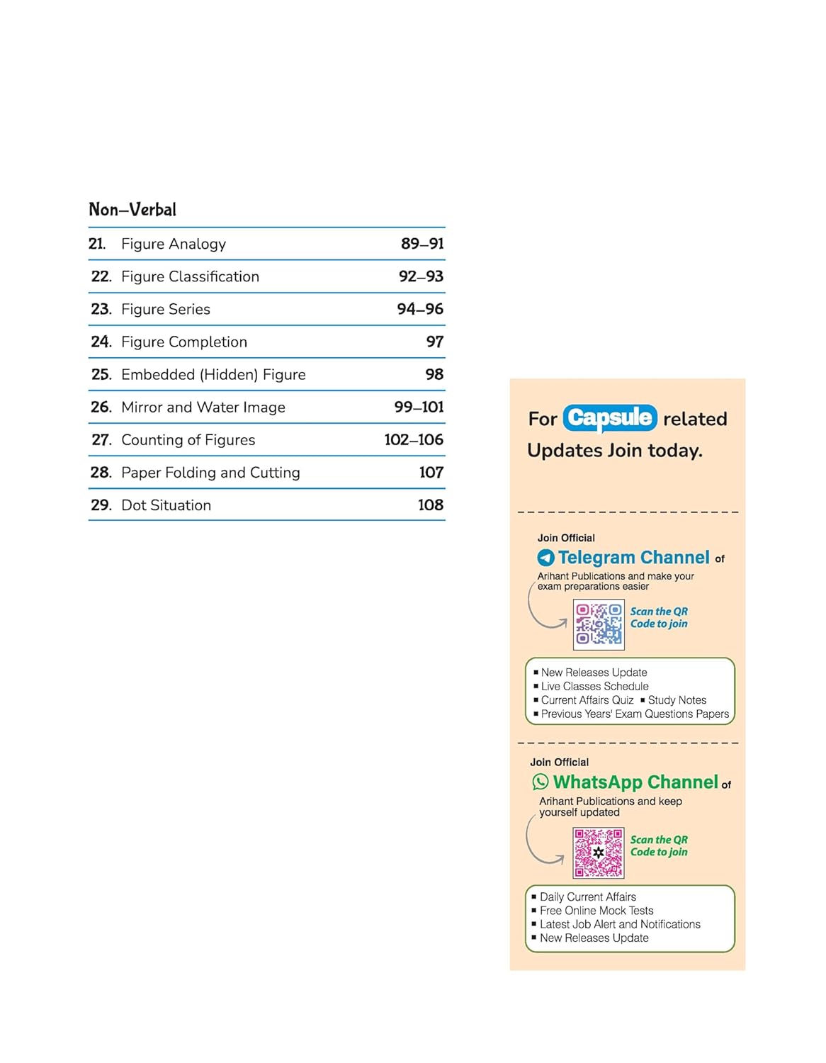 Arihant Reasoning Capsule Handwritten Notes Exam 2025 | English Medium