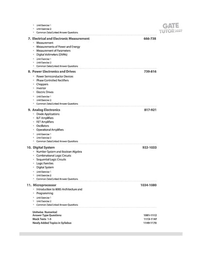 Arihant GATE Tutor Electrical Engineering Exam 2027 By Prashant Bharti, Er. Bhavin Juneja Gaurav Goel | (English Medium)