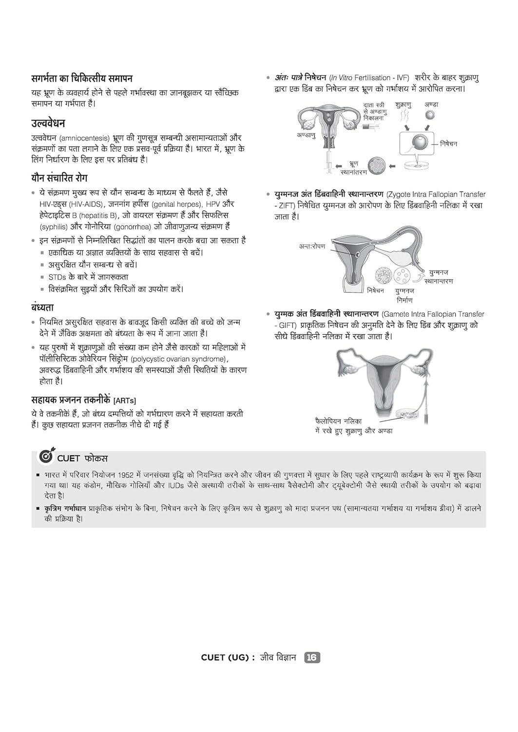 Arihant CUET UG 2026 Biology (Jeev Vigyan) Chapterwise Notes & Question Bank | Hindi Medium