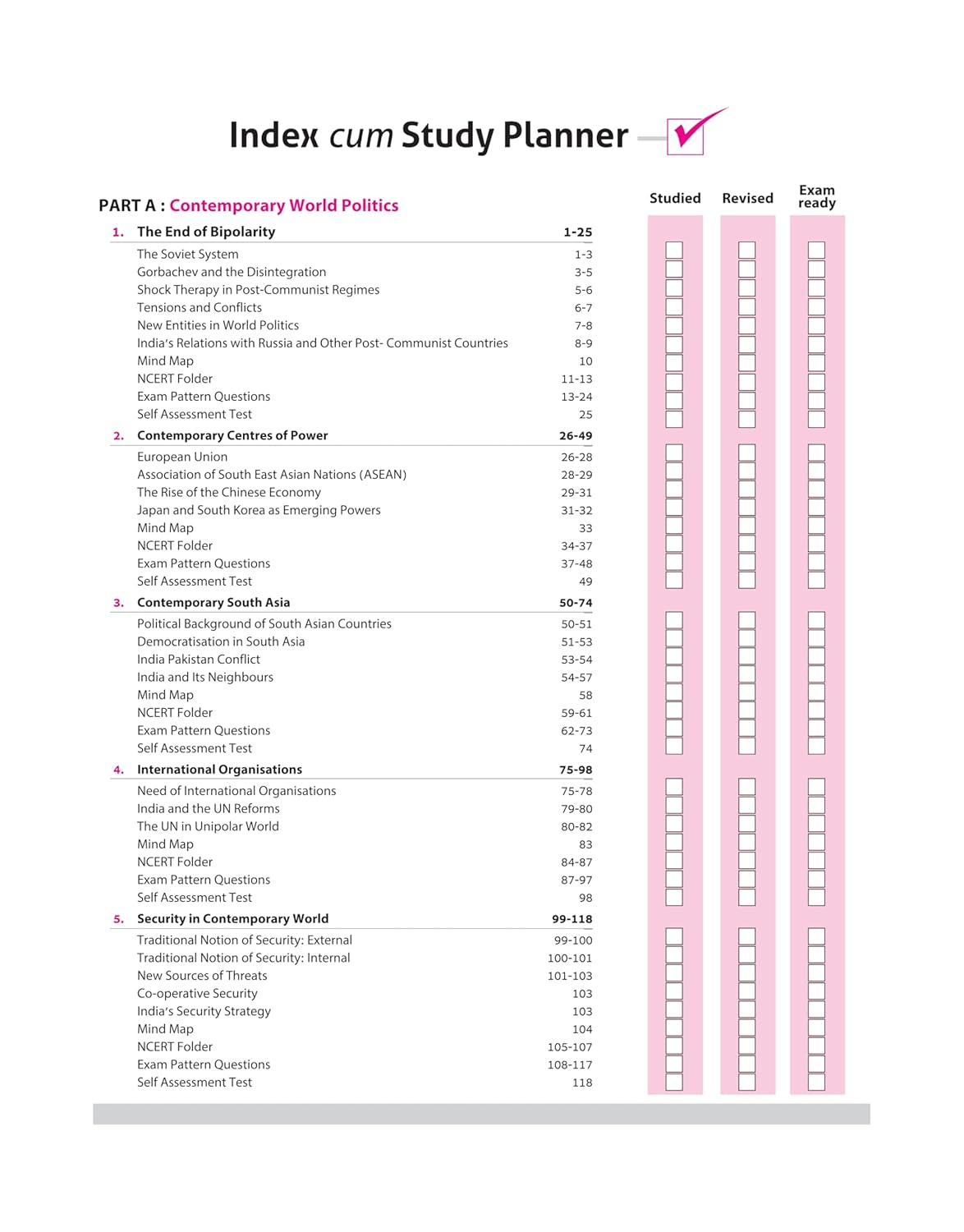 Arihant All in One Political Science Class 12 | English Medium
