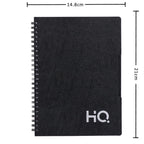 Navneet HQ A5 Diary Case Bound Notebook – Size (14.8 × 21 cm), 160 Pages | Single Line