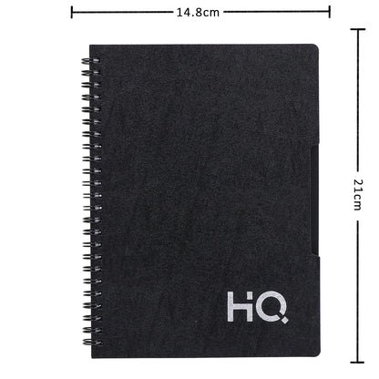 Navneet HQ A5 Diary Case Bound Notebook – Size (14.8 × 21 cm), 160 Pages | Single Line