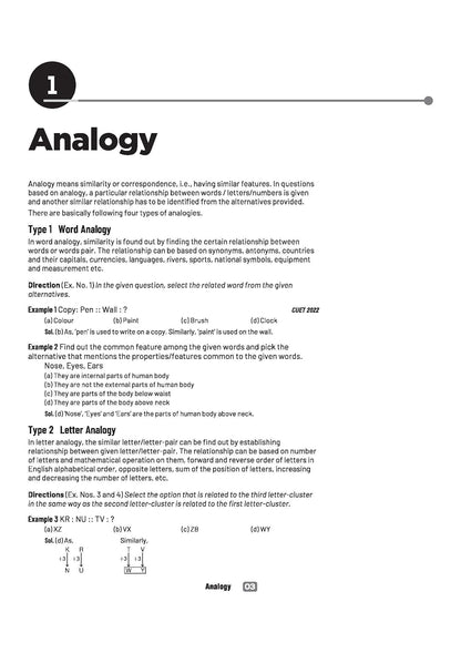 Arihant CUET UG 2026 General Aptitude Test (Section III) | Chapterwise Notes & Question Bank | Hindi Medium