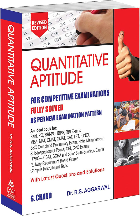 RS Aggarwal Quantitative Aptitude Book 2025 S. chand