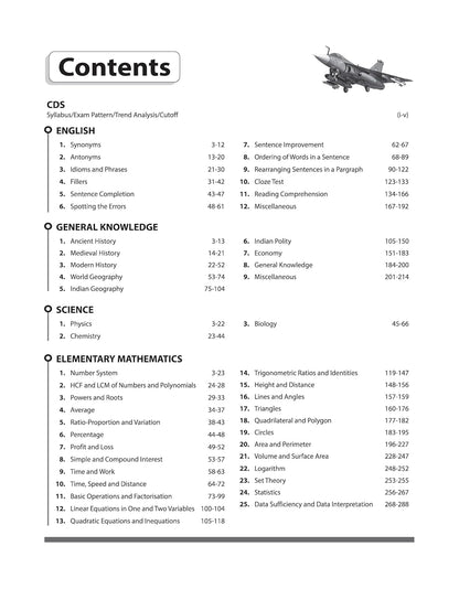Arihant - UPSC CDS 2026 Chapterwise 20 Solved Papers (2016–2025) 6500+ MCQs | English Medium