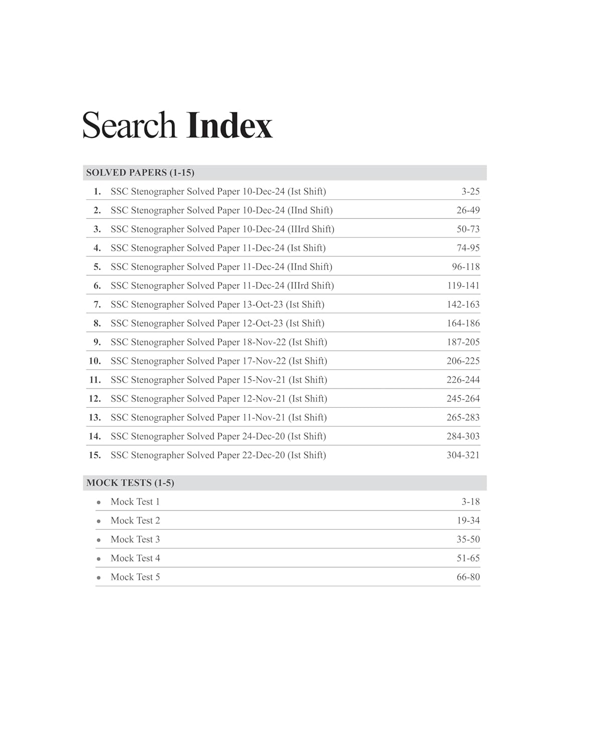 Arihant SSC Stenographer -15 Solved Papers & 5 Mock Tests | English Medium