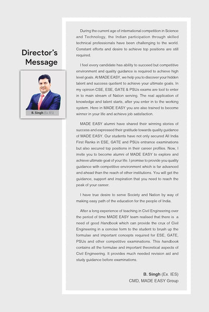 Made Easy – A Handbook on Civil Engineering (6th Edition) English Medium