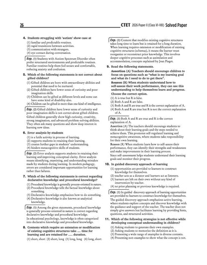Arihant Success Master CTET Paper 2 (Class 6–8) Mathematics & Science Edition 2026 (English Medium)