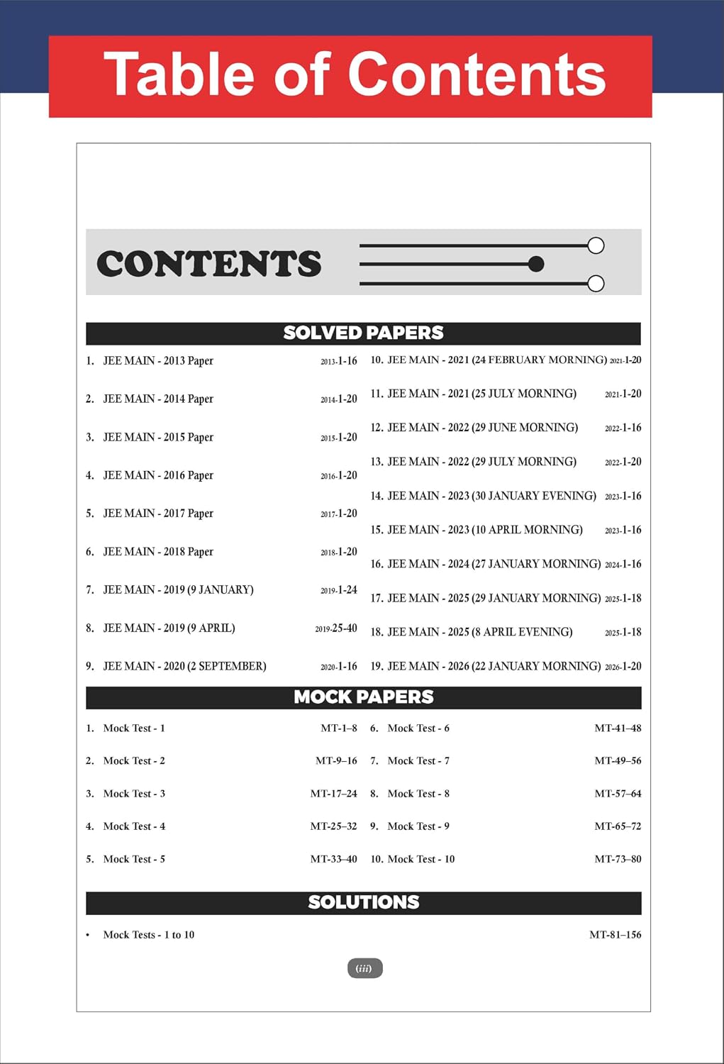 Disha Target JEE MAIN 2027 14 Previous Year Solved Papers with 10 Mock Test Series 29 Edition (English Medium)